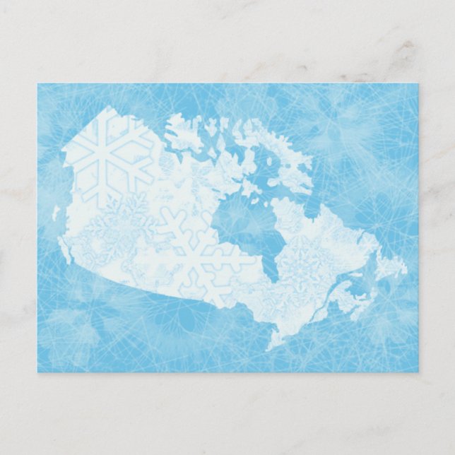 Great White North of Canada - Frozen! Postkarte (Vorderseite)