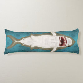 Great White Shark Attack Funny Fish Novelsea Seitenschläferkissen