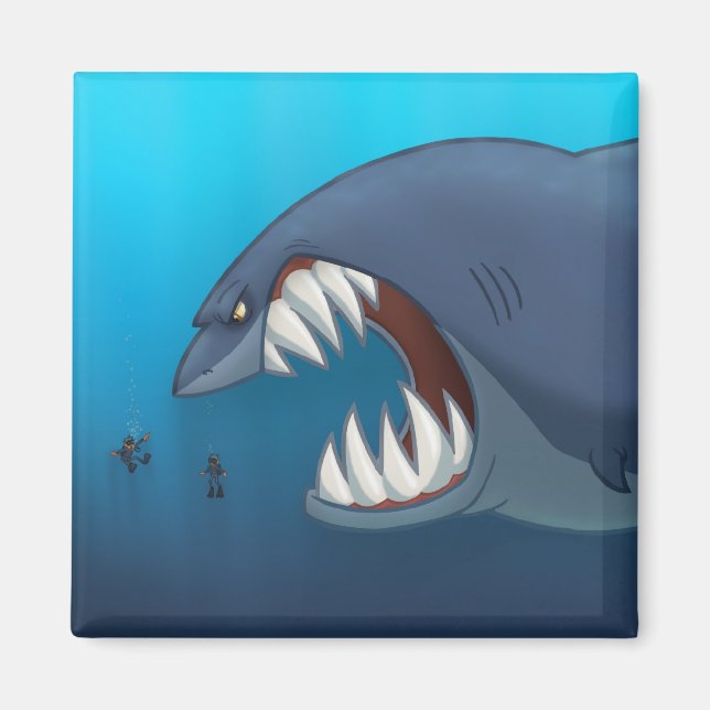 Great White Shark Magnet (Vorne)