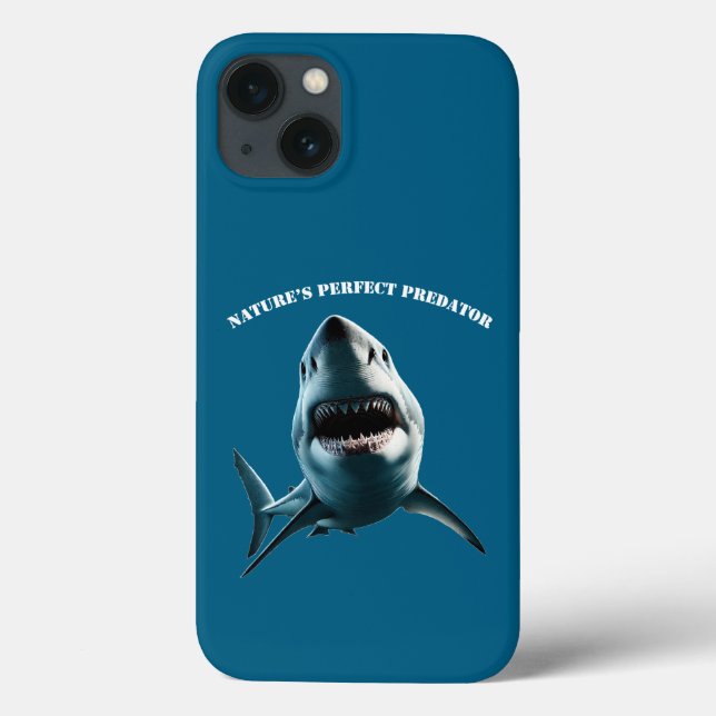 Great White Shark Underwater mit Open Mouth URM Case-Mate iPhone Hülle (Rückseite)