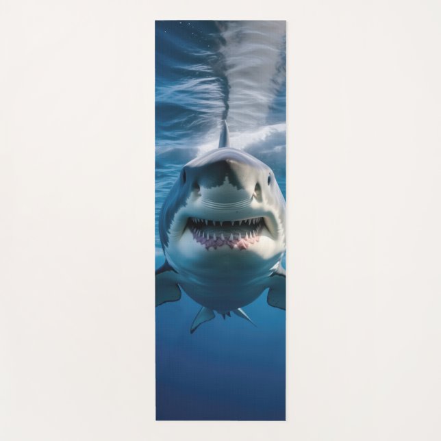 Great White Shark Yogamatte (Vorderseite)
