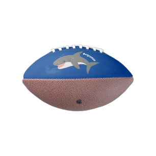 Great white shire Happy Cartoon Illustration Football