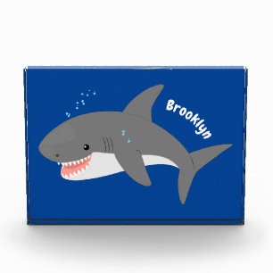 Great white shire Happy Cartoon Illustration Fotoblock
