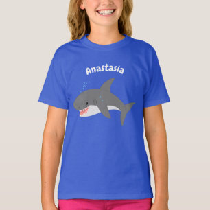 Great white shire Happy Cartoon Illustration T-Shirt