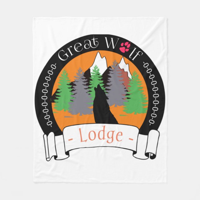 GREAT WOLF LODGE FLEECE BLANKET (Vorderseite)
