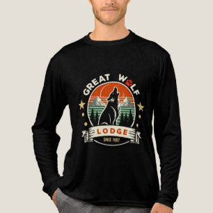 Great Wolf Spirit - kühne Wildnisgestaltung Tri-Blend Shirt