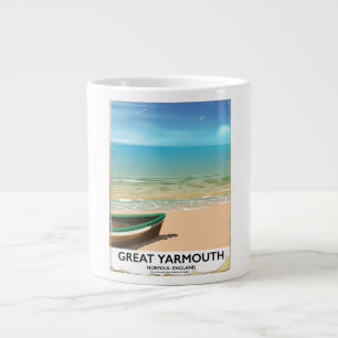 Great Yarmouth, Norfolk, Reiseplakat am Meer Jumbo-Tasse