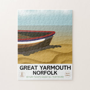 Great Yarmouth Norfolk Vintage Reiseplakat