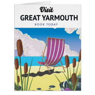 Great Yarmouth Seaside Poster.