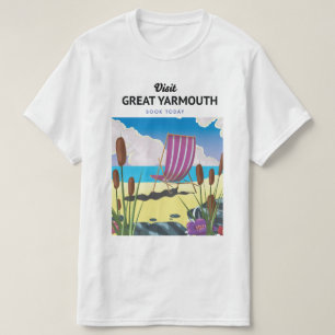 Great Yarmouth Seaside Poster. T-Shirt