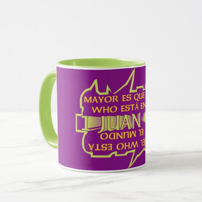 Greater is He (En particulier) Coffee Mug (Devant gauche)