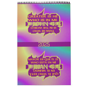 Greater is He© - Spanisch & Englisch Kalender