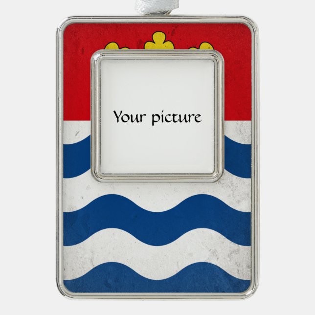 Greater London Rahmen-Ornament Silber (Vorderseite)