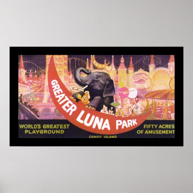 Greater Luna Park (Grenze) Poster (Vorne)