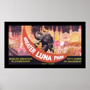 Greater Luna Park (Leinwand) Poster