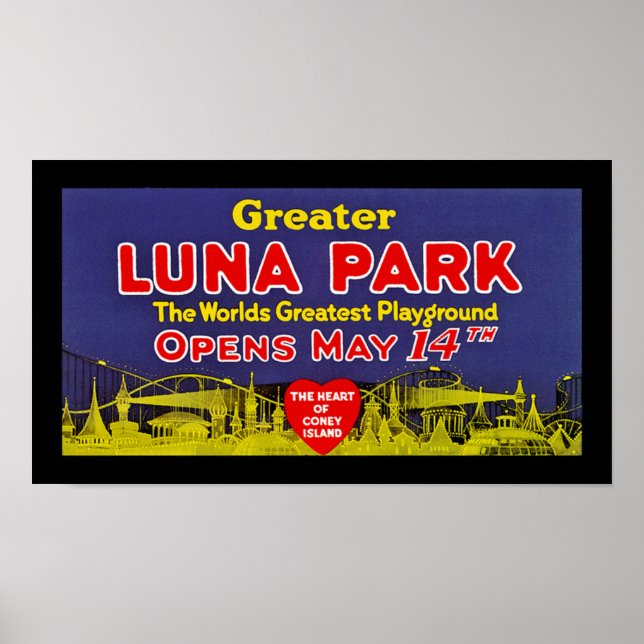 Greater Luna Park Poster (Vorne)