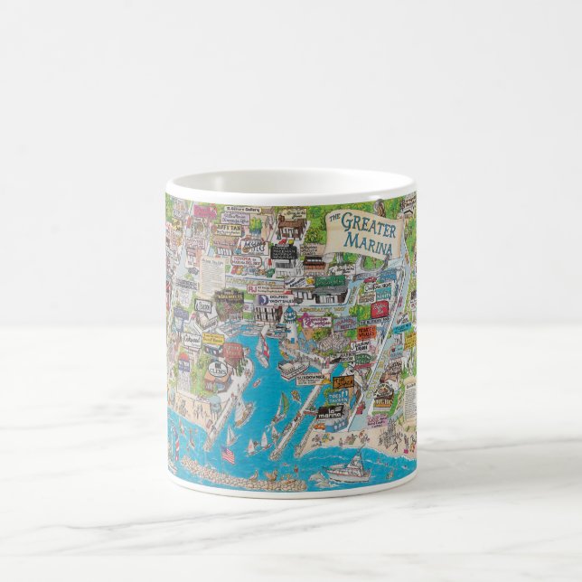 Greater Marina del Rey Kaffeetasse (Mittel)