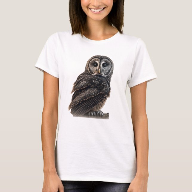 Greater Sooty Owl T-Shirt (Vorderseite)