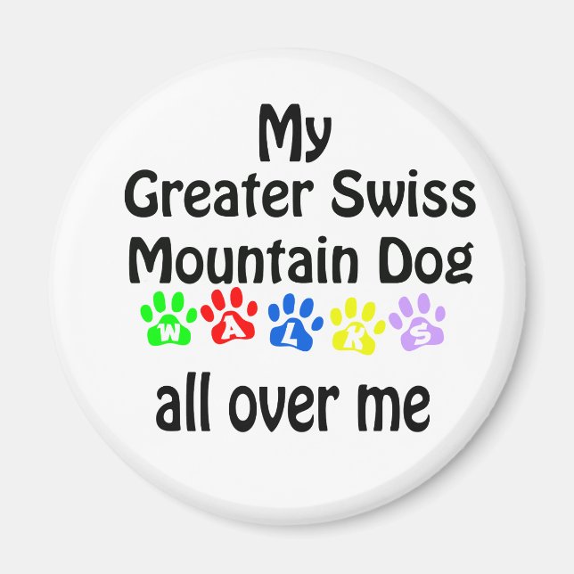 Greater Swiss Mountain Dog Magnet (Vorne)