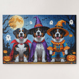 Greater Swiss Mountain Dog Pumpkin Halloween Funny