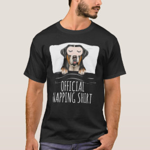 Greater Swiss Mountain Dog Schlafmasse Offizielles T-Shirt