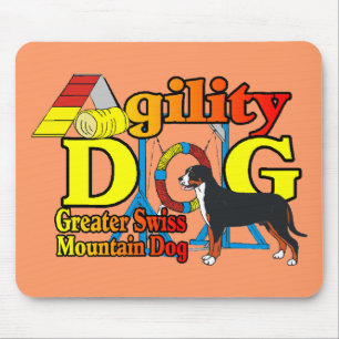 Greater Swiss Mountain Hund Agility Mousepad