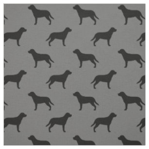 Greater Swiss Mountain Hund Silhouetten Swissies Stoff