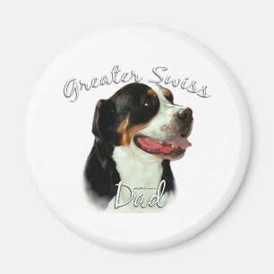 Greater Swiss Mountain Hund Vater 2 Magnet