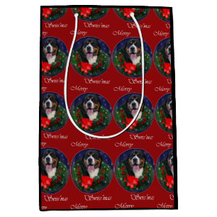Greater Swiss Mtn Dog Weihnachtsgeschenktasche Mittlere Geschenktüte