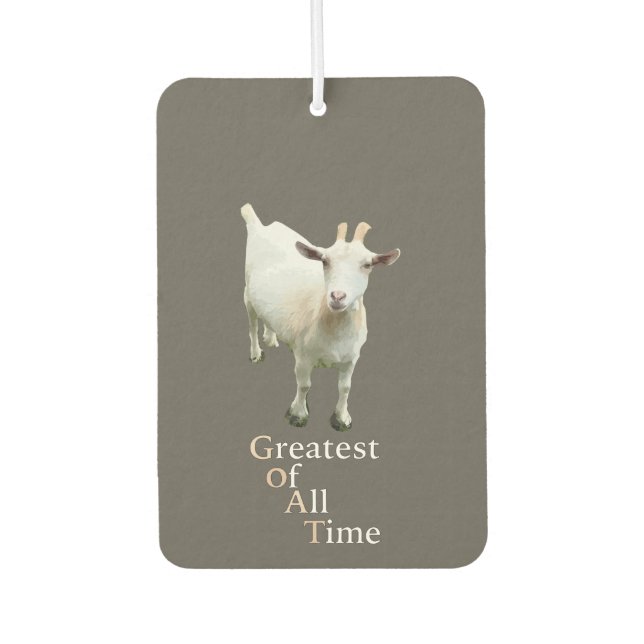Greatest of all time Goat Autolufterfrischer (Vorderseite)
