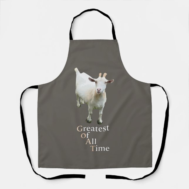 Greatest of all time Goat Schürze (Vorderseite)