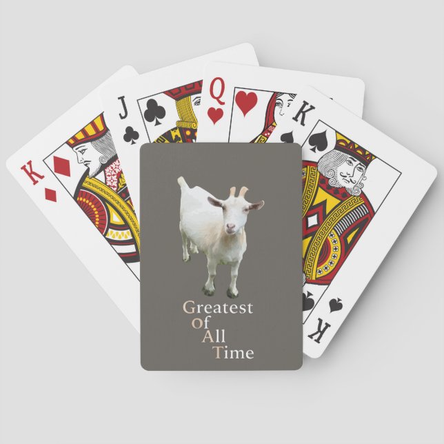 Greatest of all time Goat Spielkarten (Rückseite)