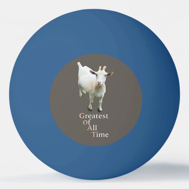 Greatest of all time Goat Tischtennisball (Vorderseite)