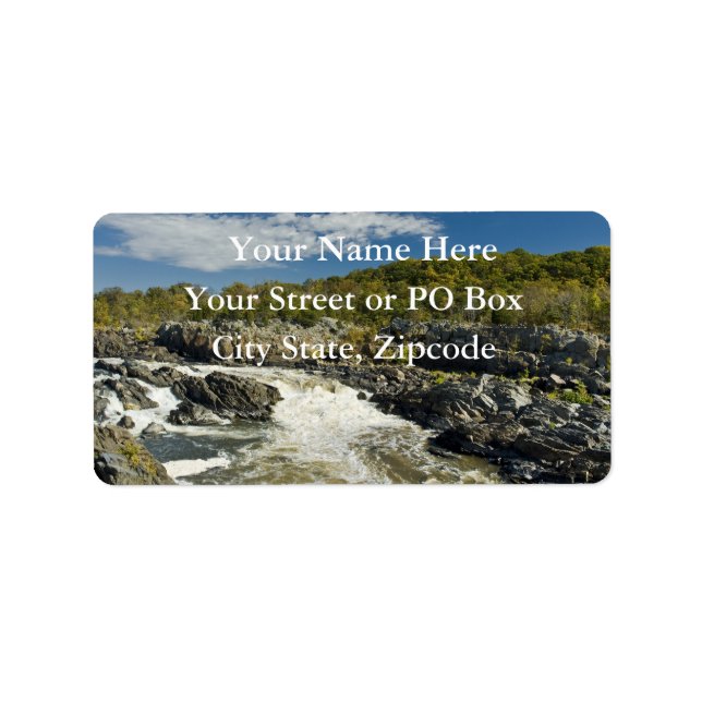 Greatfalls Virginia Adressaufkleber (Vorne)