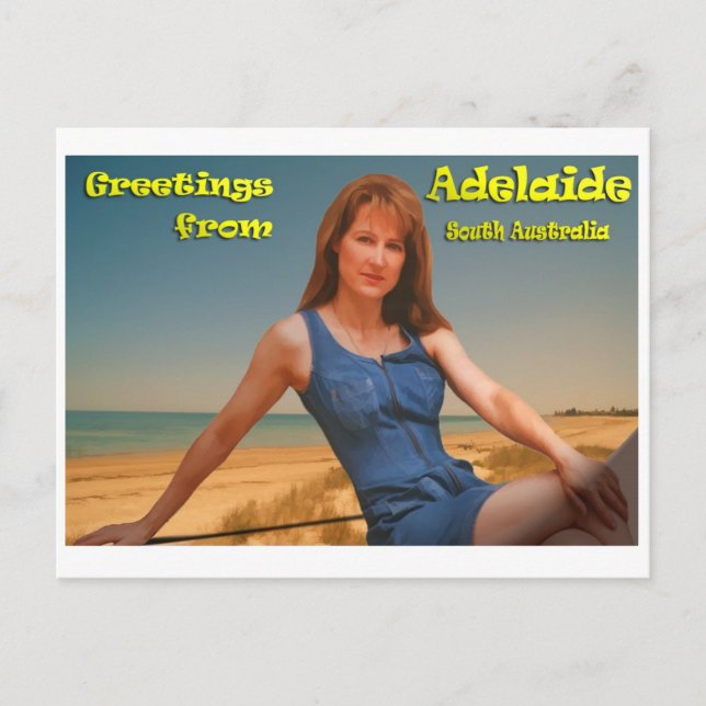 Greatings from Adelaide Postkarte (Vorderseite)