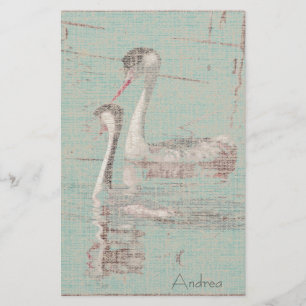 Grebes Linen Stationierung Briefpapier