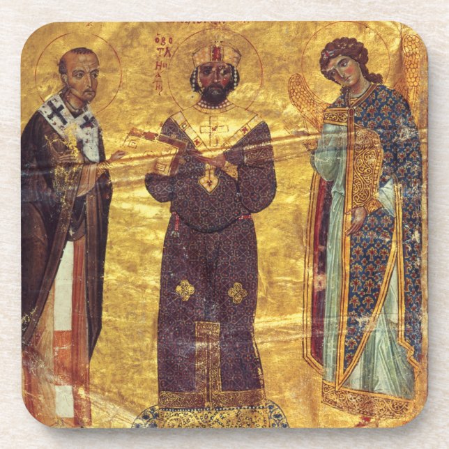 Grec Coisl 79 f.2v Kaiser Nicephorus III Botaniat Untersetzer (Vorderseite)