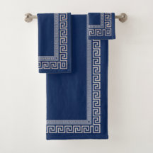 Grec Meander - Grec Key - Bleu et beige