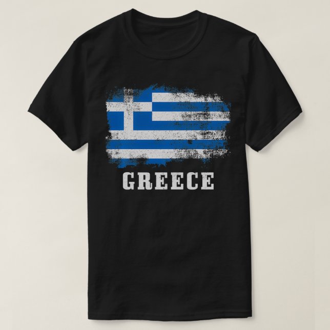 Grèce Drapeau Vintage Grecque Pride Pullover (Design devant)