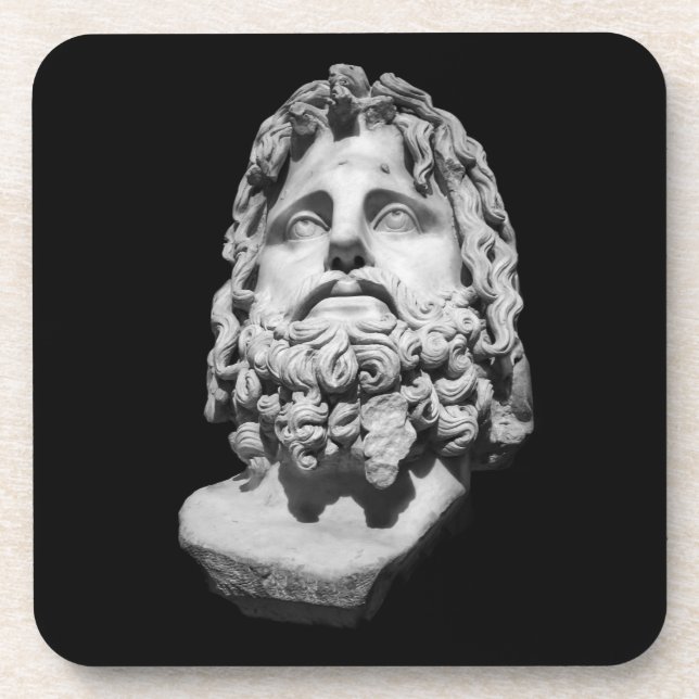 Greco Roman Bust Getränkeuntersetzer (Vorderseite)