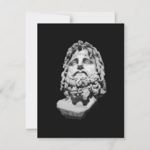Greco Roman Bust Hinweiskarte