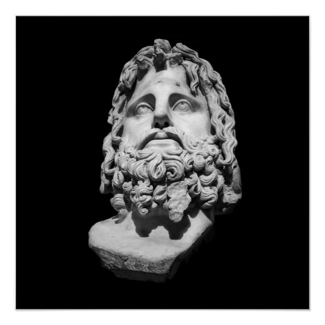 Greco Roman Bust Poster (Vorderseite)