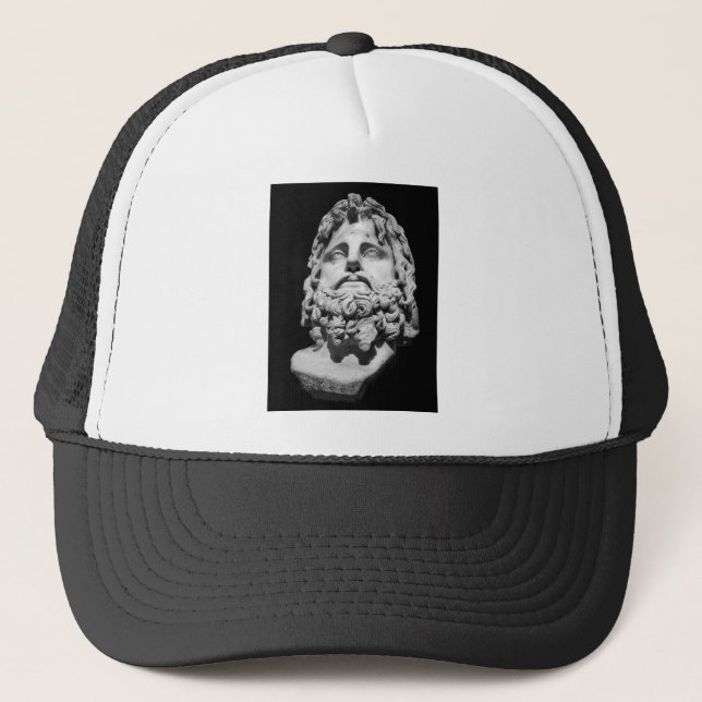 Greco Roman Bust Truckerkappe (Vorderseite)