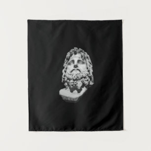Greco Roman Bust Wandteppich