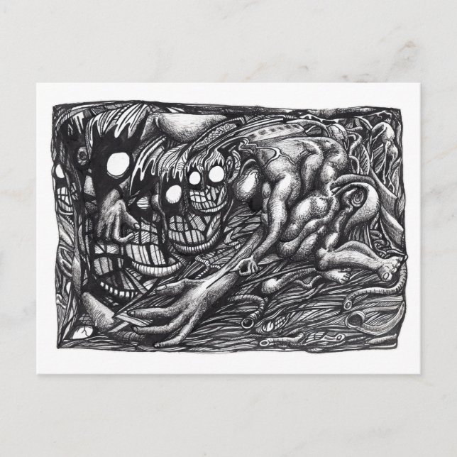 Gredel Mother Dream von Brian Benson Postkarte (Vorderseite)