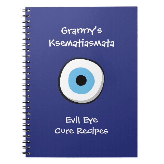 Gree Evil Eye Notebook Notizblock (Vorderseite)