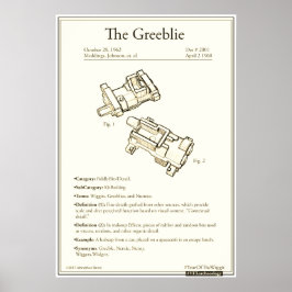 Greeblie 24" x 20", Value Poster Paper (Matte)
