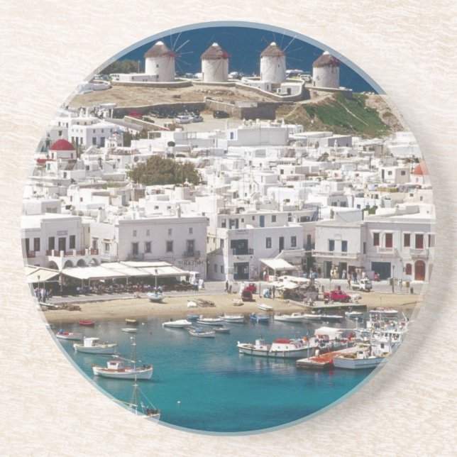 Greece%20Mykonos-. [kan.k] JPG Sandstein Untersetzer (Vorne)