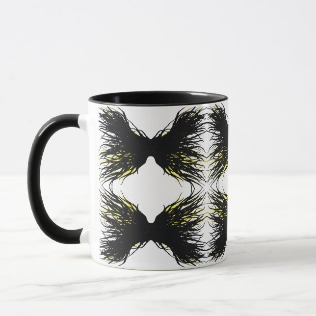 Greed Abstract 7 Deadly Sins Alcohol Ink Art Tasse (Links)