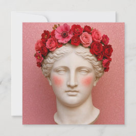 Greek ancient flower woman. karte